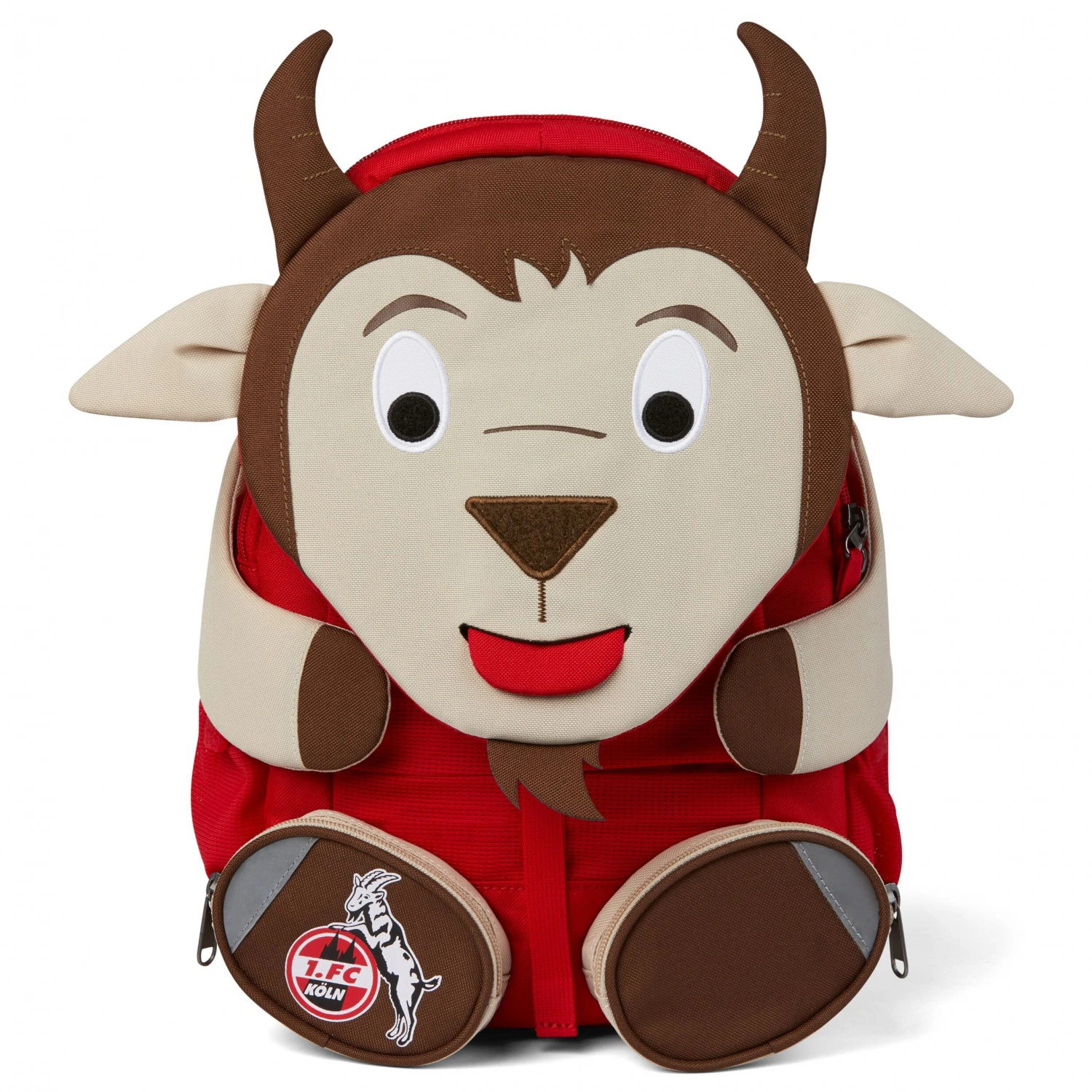Affenzahn Großer Freund Hennes Geißbock (FC Köln) - Kids' Backpack - Image 2