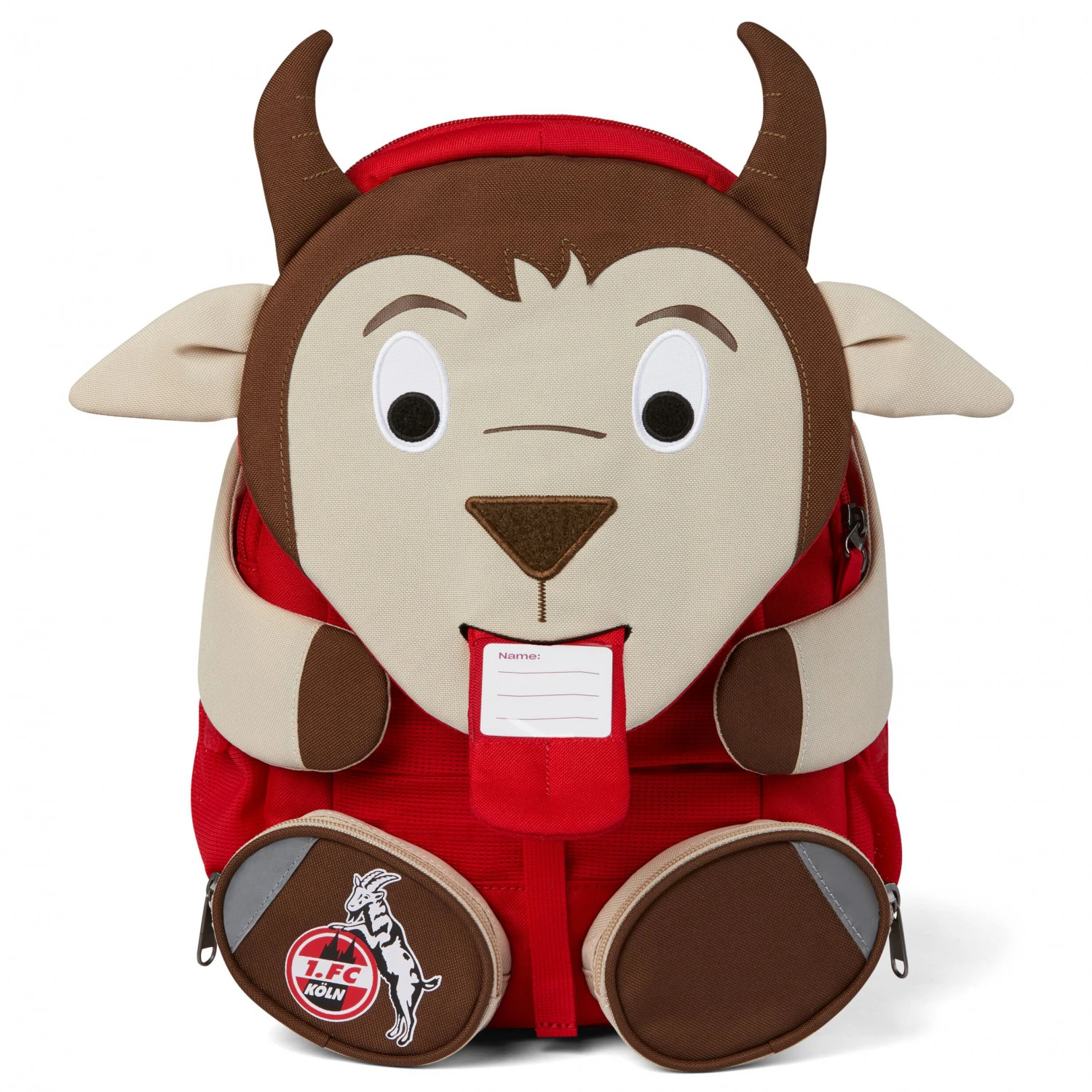 Affenzahn Großer Freund Hennes Geißbock (FC Köln) - Kids' Backpack - Image 3